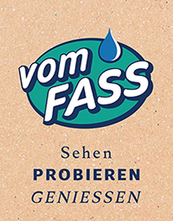 Das Bild zeigt das Logo der Firma vomFass.