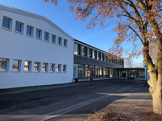 Haupteingang der Rehbühlschule